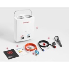 Gassvannsbereder Gasland 5 l, 50 mbar, brukt