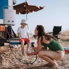 Gazowy podgrzewacz wody GASLAND 5 l, 50 mbar, Używany