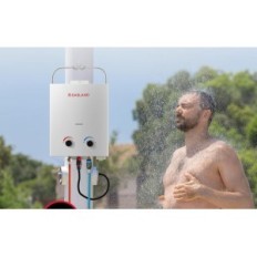 Θερμαντήρας νερού αερίου Gaserland 5 L, 50 MBar, που χρησιμοποιείται