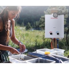 Calentador de agua de gas Gasland 5 L, 50 mbar, usado