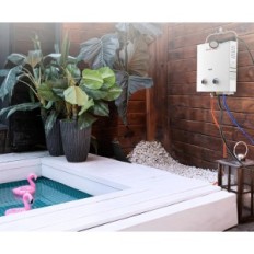 Gas Water Heater Gasland 5 L, 50 MBAR, gebruikt