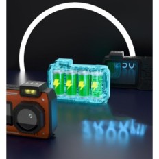 Underwater camera Moreximi 33ft, 4k, 2500mAh, 64 GB, orange