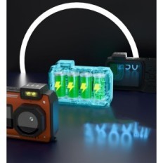 Underwater camera Moreximi 33ft, 4k, 2500mAh, 64 GB, orange