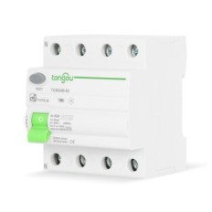 TONGOU Diferencial Switch 63 A - 30 MA, 4 Poljaki, 10ka, 400 V