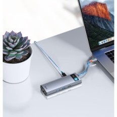 Dockingstation Baseus BS-OH047, 2 HDMI 4K, 100W, MICROSD-connectoren