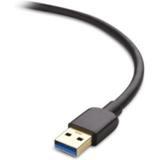 HUB USB Καλώδια, 4-λιμάνια, USB 3.0, Μαύρο, Έκθεση