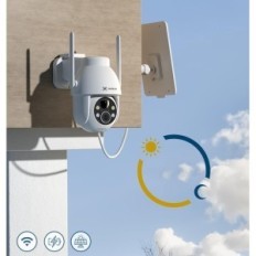 Cococam Exterior Camera, 5200mAh, 2,4 GHz Wi-Fi, IP66, wit