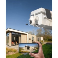 CocoCam ekstern kamera, 5200mah, 2,4 GHz Wi-Fi, IP66, Hvit, Brukt