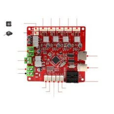 Scheda madre PWM 3D PWM, ANET A8 Plus, USB 12-24 V