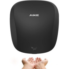 Aike 1400W ručno sušilo crno automatsko sušilo s brzom ventilacijom i modernim dizajnom