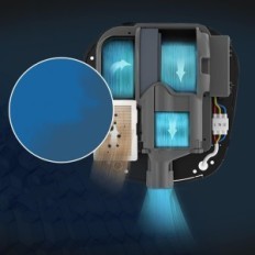 Kézszárító AIKE 1400W fekete automata szárító gyors levegővel és modern design