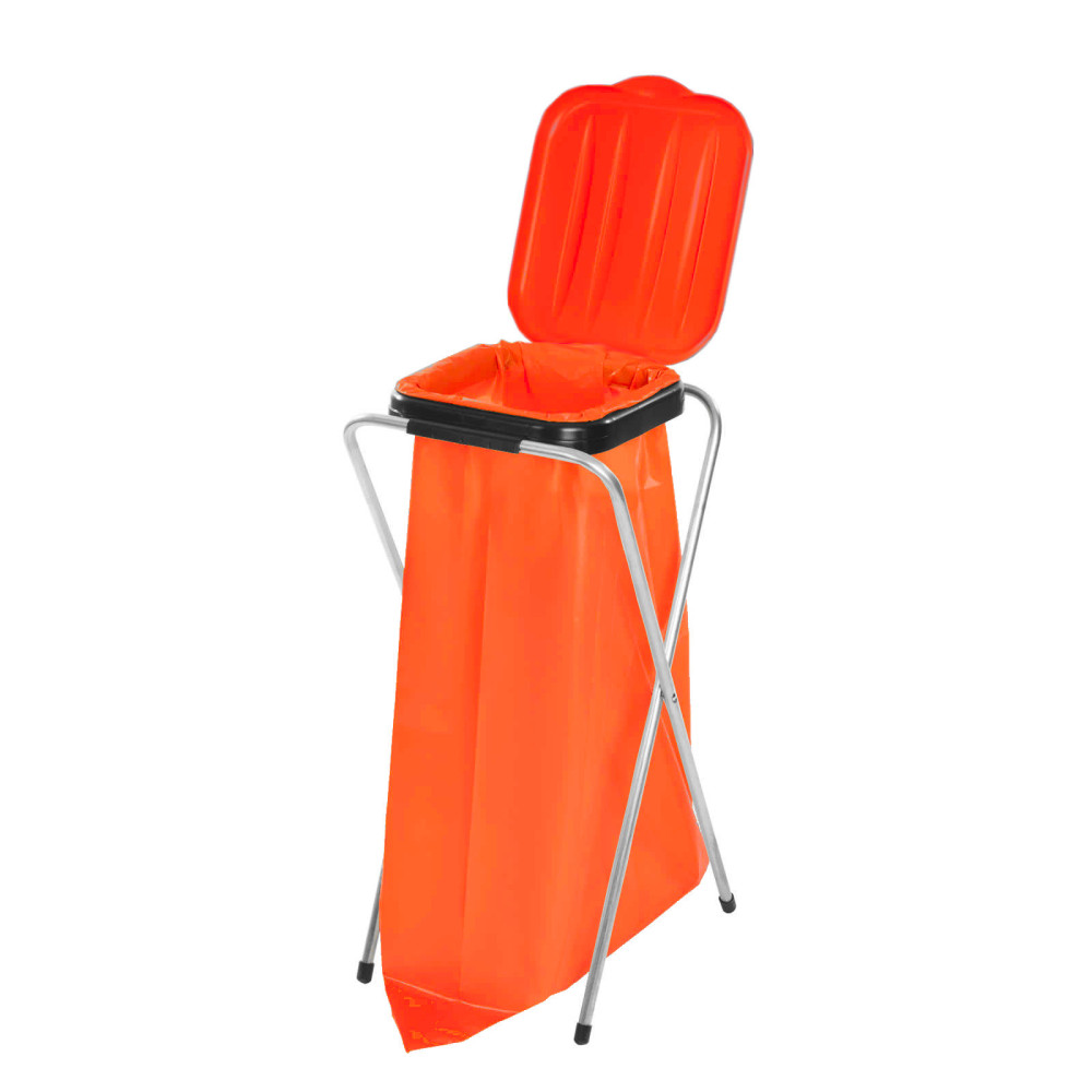Support pour sacs de 120L pour déchets médicaux ROUGE Support pour sacs de 120L pour déchets médicaux ROUGE