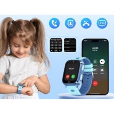 Intelligent Noctiluxia 4G Barneklokke, 500 MB, IP67, GPS, Blå