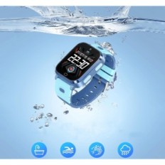 Reloj inteligente Noctiluxia 4G para niños, 500 MB, IP67, GPS, AZUL