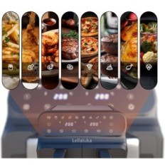 Lellaluka Fryer δύο θαλάμων, 1700 W, 8 L