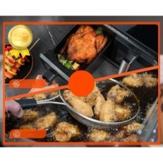 Lelaluka Dvokomerna Fryer, 1700 W, 8 l