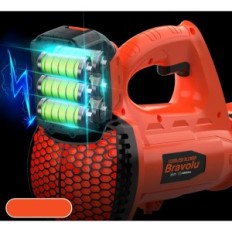 Soplador de aire inalámbrico Bravolo 21V, 78 dB, 2 boquillas, 6 velocidades