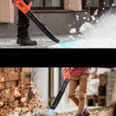 Draadloze luchtblazer Bravolo 21V, 78 dB, 2 nozzles, 6 snelheden