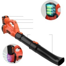 Soplador de aire inalámbrico Bravolo 21V, 78 dB, 2 boquillas, 6 velocidades