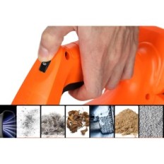 Ασύρματο φυσητήρα αέρα Bravolo 21V, 78 dB, 2 ακροφύσια, 6 ταχύτητες