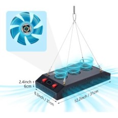 Lâmpada LED para plantas Bosistro, 2000 W