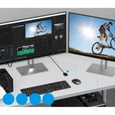 KVM Cmstedcd HDMI prekidač, VP-SW220, 12V, 1 A, USB 3.0