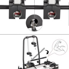 Tronco de automóviles para bicicletas CXWXC, cargue 60 kg de bicicleta en el gancho