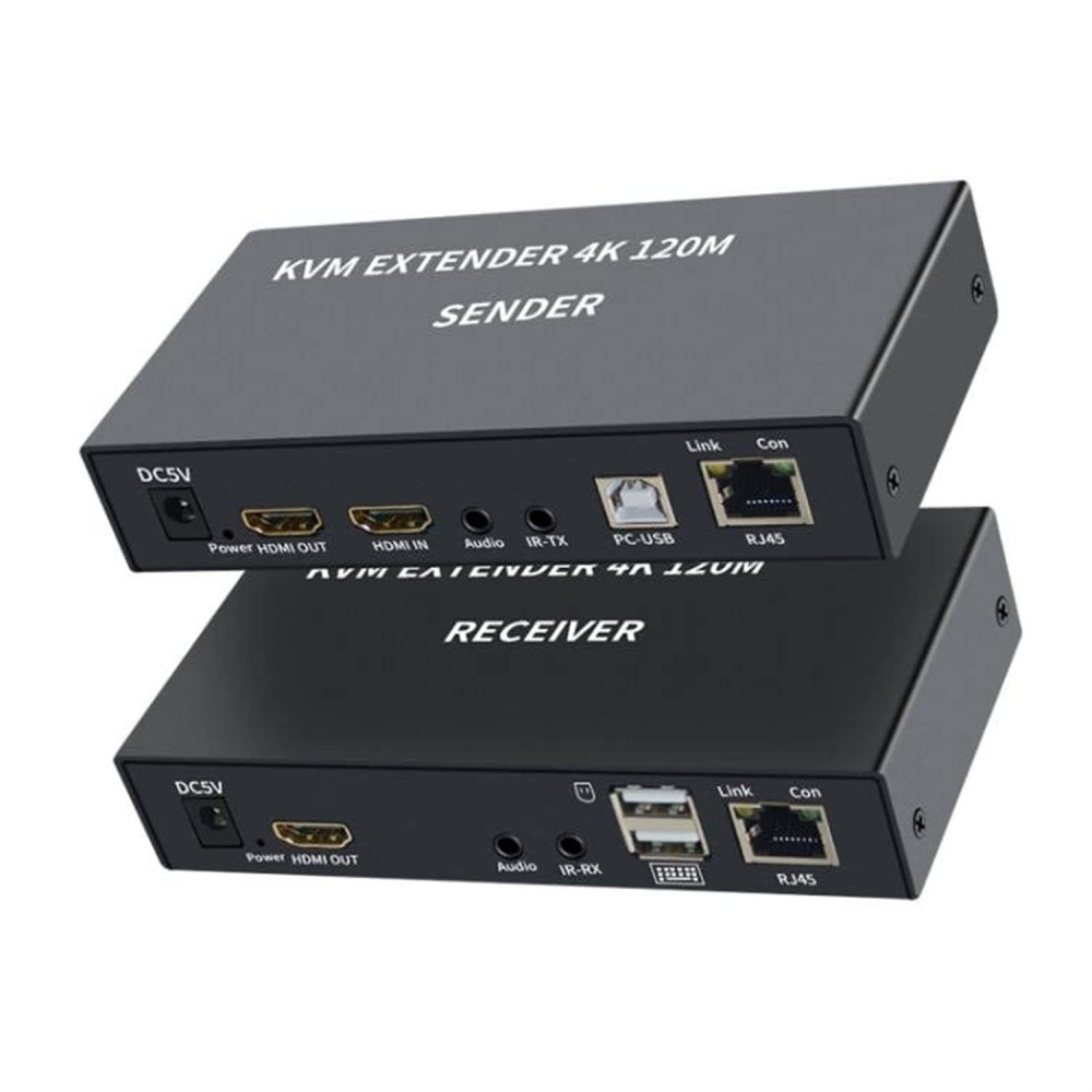 KVM XYKJOBC Extender 4K 120m Extender USB HDMI definido para controle de computador remoto