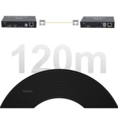KVM XYKJOBC Extender 4K 120m Extender USB HDMI definido para controle de computador remoto
