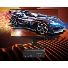 KVM Switch Pro Rids, 2 DisplayPort + HDMI USB 3.0