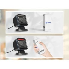 Brūkšninio kodo skaitytuvas OBS, 1D 2D, USB, 14,4 x 11,8 x 9,5 cm