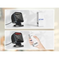 Streckkodsskanner OBS, 1D 2D, USB, 14,4 x 11,8 x 9,5 cm