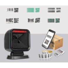 Scanner di codici a barre Obs, 1D 2D, USB, 14,4 x 11,8 x 9,5 cm