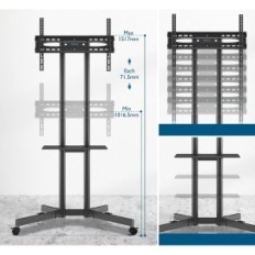Bontec Fn411 TV Stand, carregar até 60 kg, 32-85 polegadas