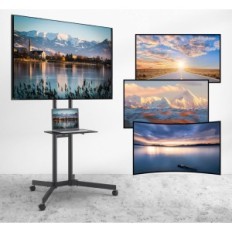 Bontec Fn411 TV Stand, carregar até 60 kg, 32-85 polegadas, usado