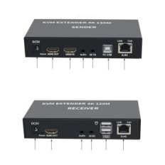 KVM XYKJOBC Revelopment, KVM Extender 4K 120m, 20 x 18 x 8 cm, utställning