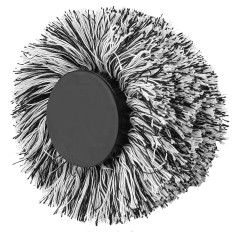 Brosse en coton pour machine à nettoyer les chaussures Bredeco BC-S-POL3