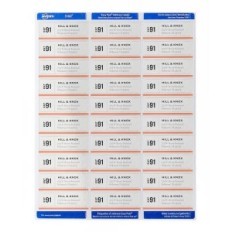 Avery Easy Peel Avery-Etiketten langlebiger Klebstoff 1 "X2-5 / 8" 3000 Etiketten (5160)