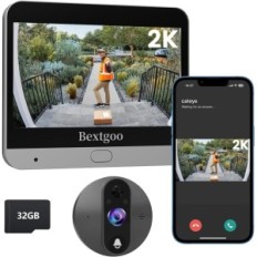 Visor de la puerta de BEXTGOO ED-300PA, 32 GB, Wi-Fi, 8000 MAH