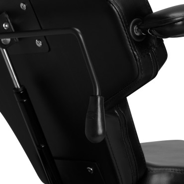Καρέκλα Τατουάζ Pro Ink 610 Μαύρη με Ηλεκτρική Ρύθμιση Ύψους — κοντινό μπράτσο