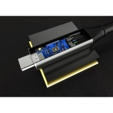 Optický kabel GEOHN.G USB C na USB C 10m 5Gbps PD 60W Fast Fiber Optic kabel pro nakládání a přenos dat