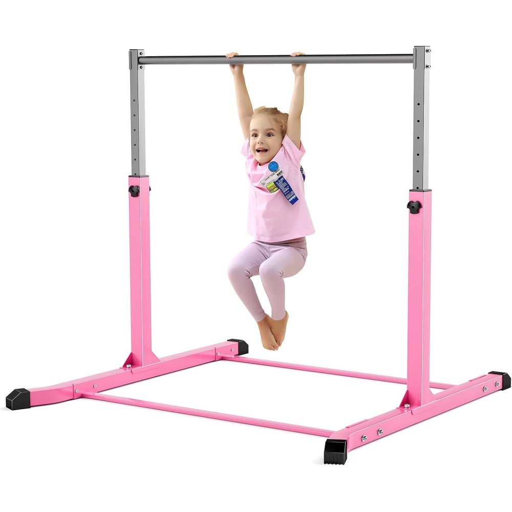 Gymnastische staaf Misesbears, Pink, Antislip, Voor kinderen 3-15 jaar