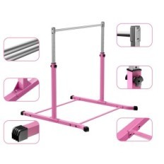 Gymnastische staaf Misesbears, Pink, Antislip, Voor kinderen 3-15 jaar