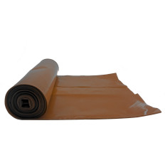 Prügi kotid paksud 50 mikro. Vastupidav rull 25pcs. - Brown 120L