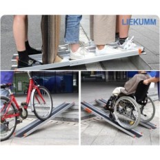 LIEKUMM TELESCOPISCHE AUMUMINIUM RAMP MR207N, 123-214 CM, tot 300 kg