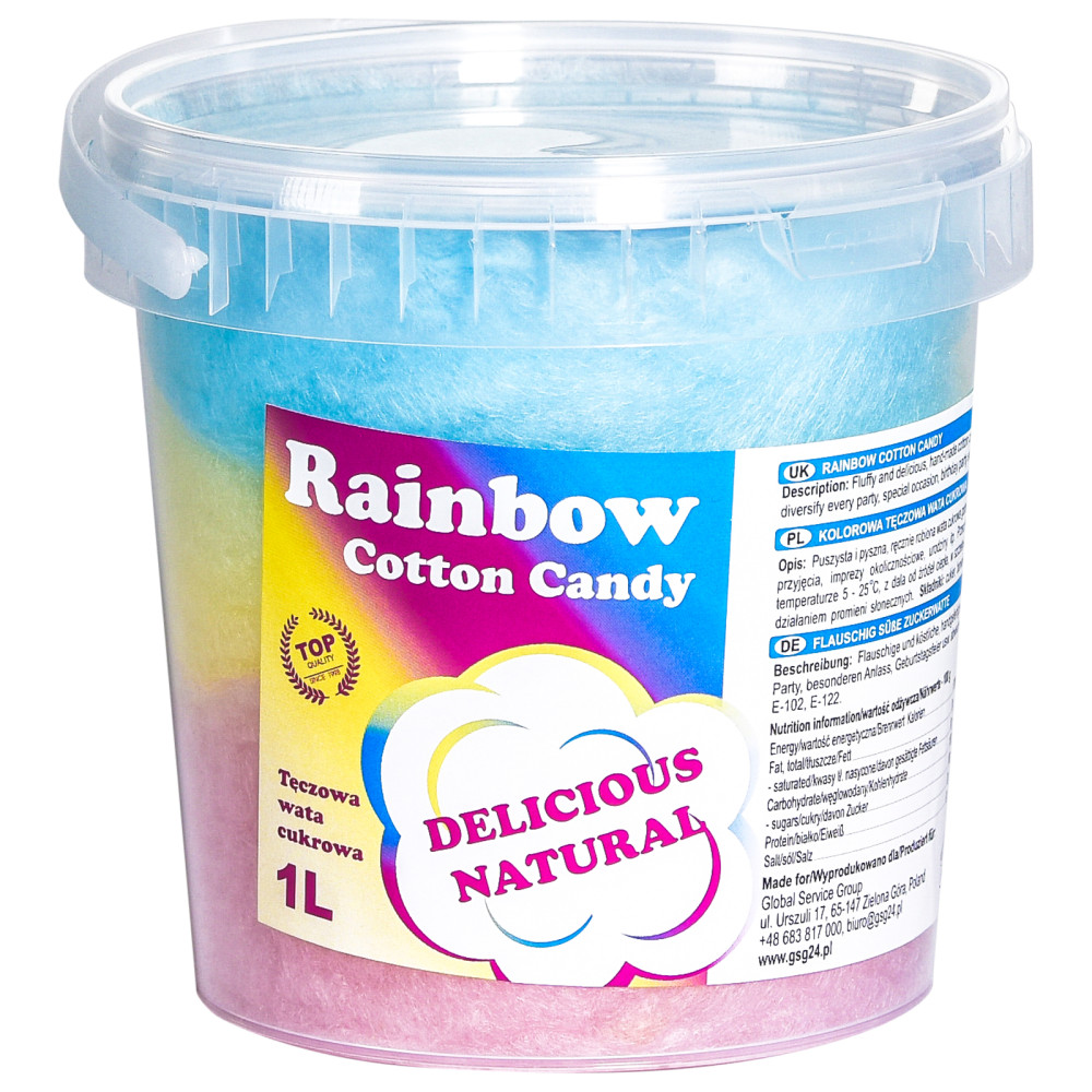 Πολύχρωμο βαμβάκι Rainbow Candy Rainbow Cather Candy 1L