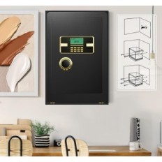 Fire-resistant SANFNZ 82L Safe, 34x40x60cm, with cabinet, exhibition