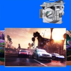 Λάμπα προβολέα Yosun 00x 02x, 230W, 75V, για Benq 5J.J7L05.001