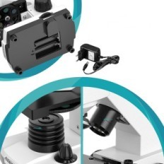 Amekie AO1003, microscopio 64x-640x, LED, 110 V, Mostra