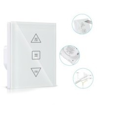 Heuxgir bytte til WiFi gardin med timer, Alexa / Google Home, 4pcs.